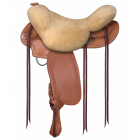 Seat saver for Western saddle with cutout